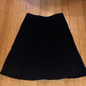 Elie Tahari Classic Black A-Line Skirt